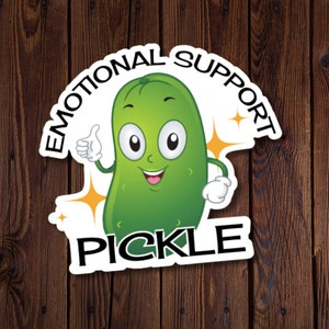 Pickle Aufkleber, Pickle Liebhaber, Geschenk für Pickle Liebhaber, wasserfester gestanzter Aufkleber, rjdesignsstickers