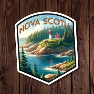 Sticker Belle province, Nouvelle-Écosse, célébrez les provinces et les territoires du Canada avec de superbes designs