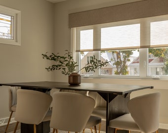 Window Shades USA MADE Designer Roller Shades Custom Window Treatments Window Coverings Room Darkening Window Shade Motorized Shade