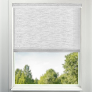 White Room Darkening Window Shades USA MADE Custom Roller Shades Window Treatment Room Darkening Window Shade Motorized Shade