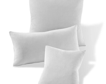 Down Feather Accent Pillow Inserts - Designer Decorative Throw Pillows