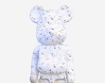 Blue White Marble Sodalite Crystal Carving Bearbrick Toy - Etsy UK