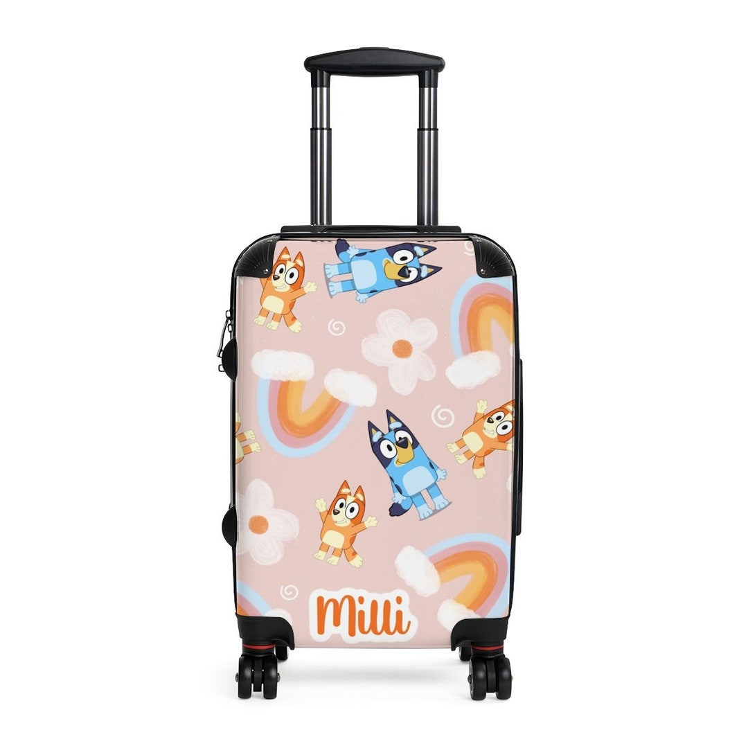 Personalized Bluey Suitcase Custom Luggage Set Personalized Etsy