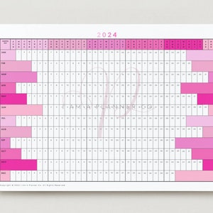 2024 365 Day Yearly Barbie Planner PRINTABLE
