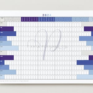 2024 365 Day Yearly Winter Planner PRINTABLE