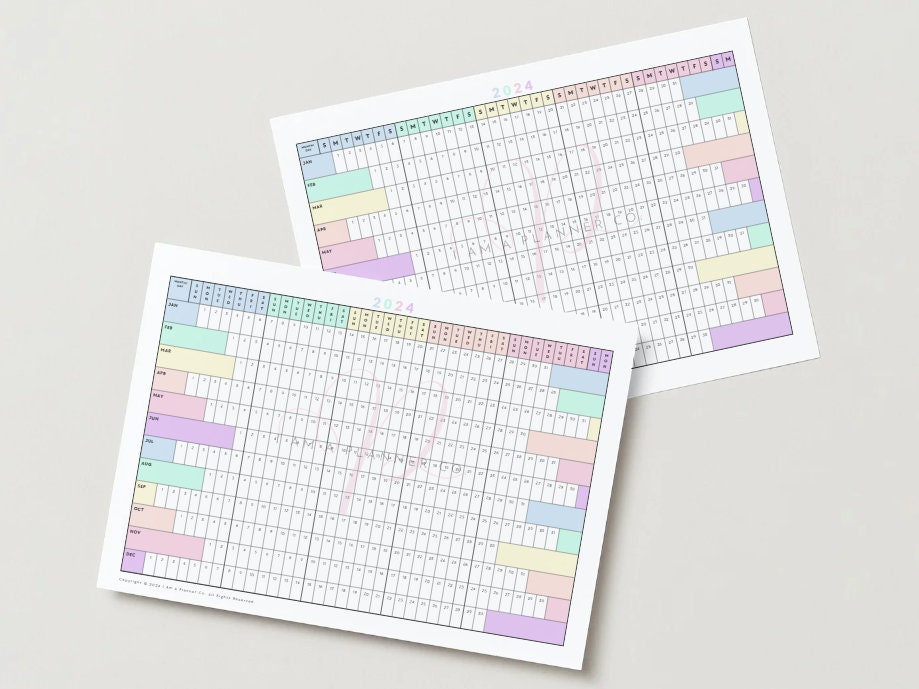 2024 365 Day Yearly Smarties Planner PRINTABLE - Etsy