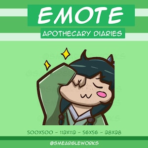 Proud Maomao Emote |  Apothecary Diaries Emote for Twitch, Discord and YouTube | Gaming and Streaming