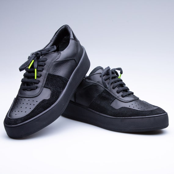 Natural leather sneakers hot sale