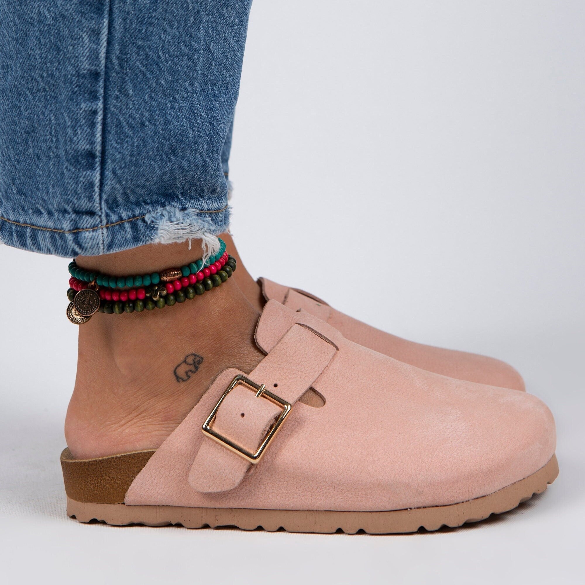 Pink Birkenstock Clogs