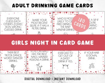 Galentine's Day Drinking Card Game: Ladies Night Fun (PDF)