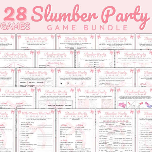 Sleep Over Party Kits Etsy UK sleep-over-party-kits-etsy-uk