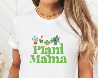 Plant Mama t-shirt for gardener gift for her one more plant lover gift tee shirt for plant lady gifts fun tee for plant lover mom