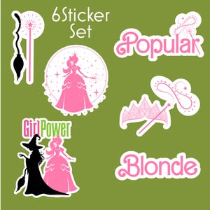 Glinda Wicked-stickerset Wizard of Oz Good Witch-cadeauset Wicked Broadway-musical Stickers Wicked-filmfeestartikelen Wicked-feestartikelen