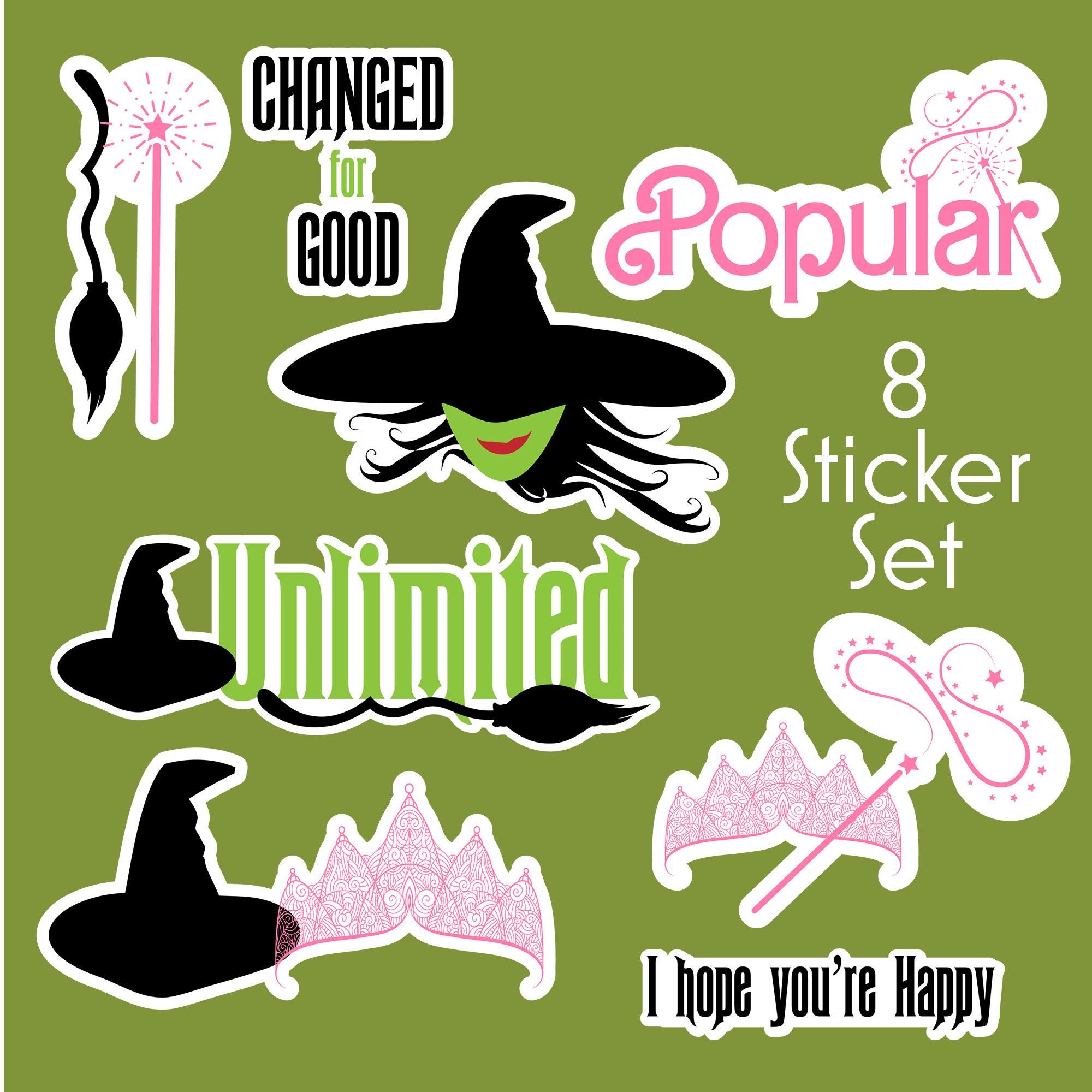 Wicked Weasel 2008・2009カタログ2冊とロゴステッカー2枚 Wicked Stickers: Wizard of Oz Movie Party Favors, Elphaba & Glinda