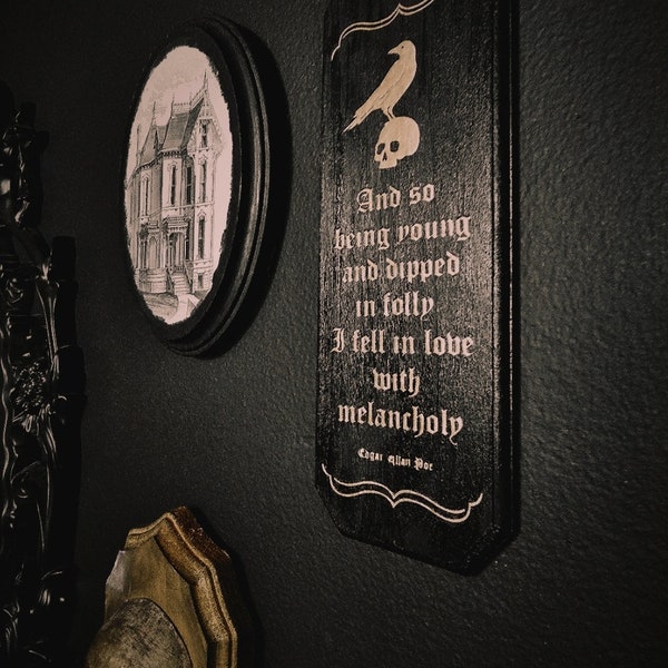 Melancholy Wall Plaque