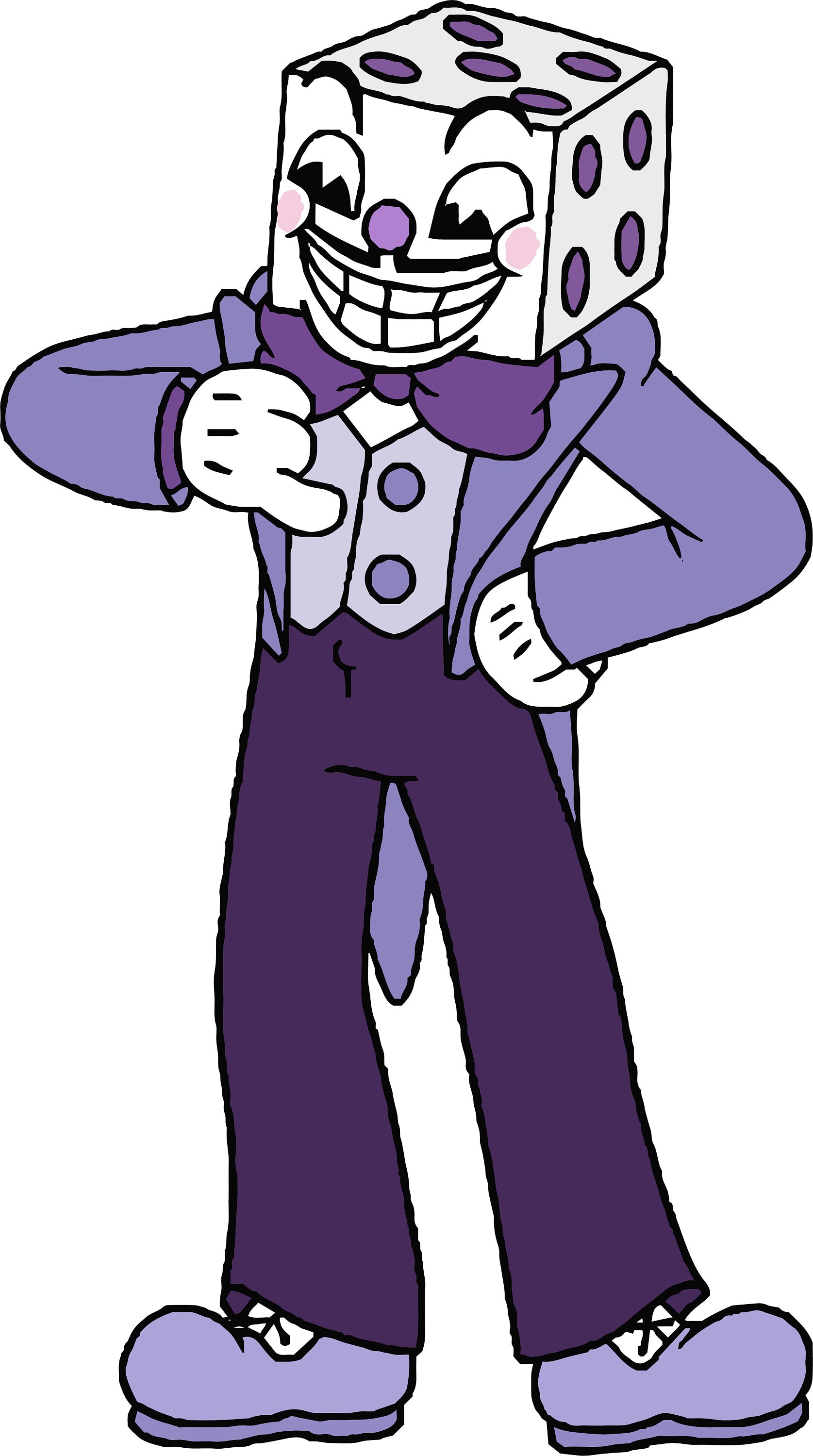 Cuphead SVG DXF EPS Png Illustrator. King Dice Etsy