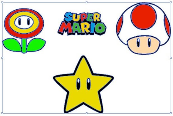 Super Mario Power Ups Coloring - Il 570xN.4891141003 Qmk7