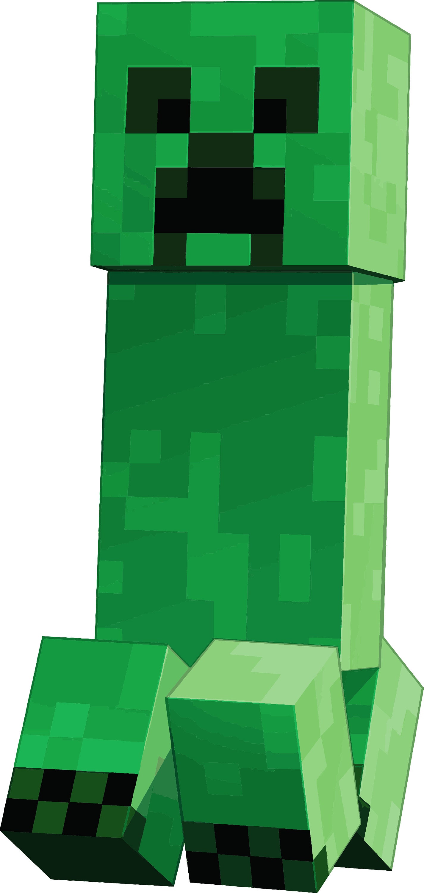 Minecraft SVG DXF EPS Png Illustrator. Creeper Clipart, Creeper Svg