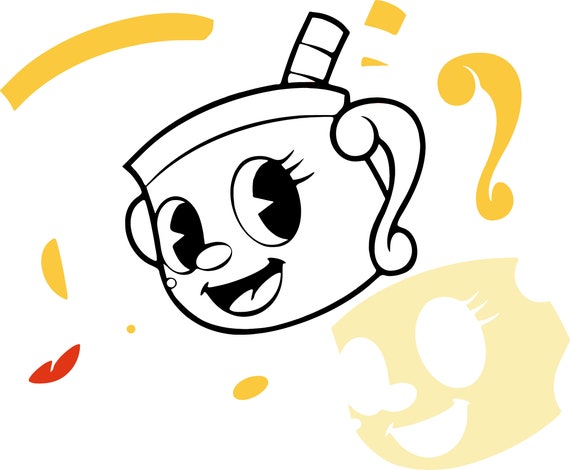 The Cuphead Show Ms Chalice Clipart Svg Pdf (Instant Download) 