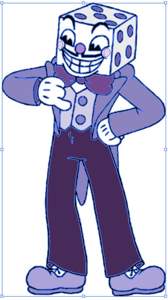 KING DICE on Cuphead Show Pdf Png Svg Jpeg Files Ready 