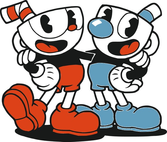 Cuphead SVG DXF EPS Png Illustrator. King (Instant Download) 