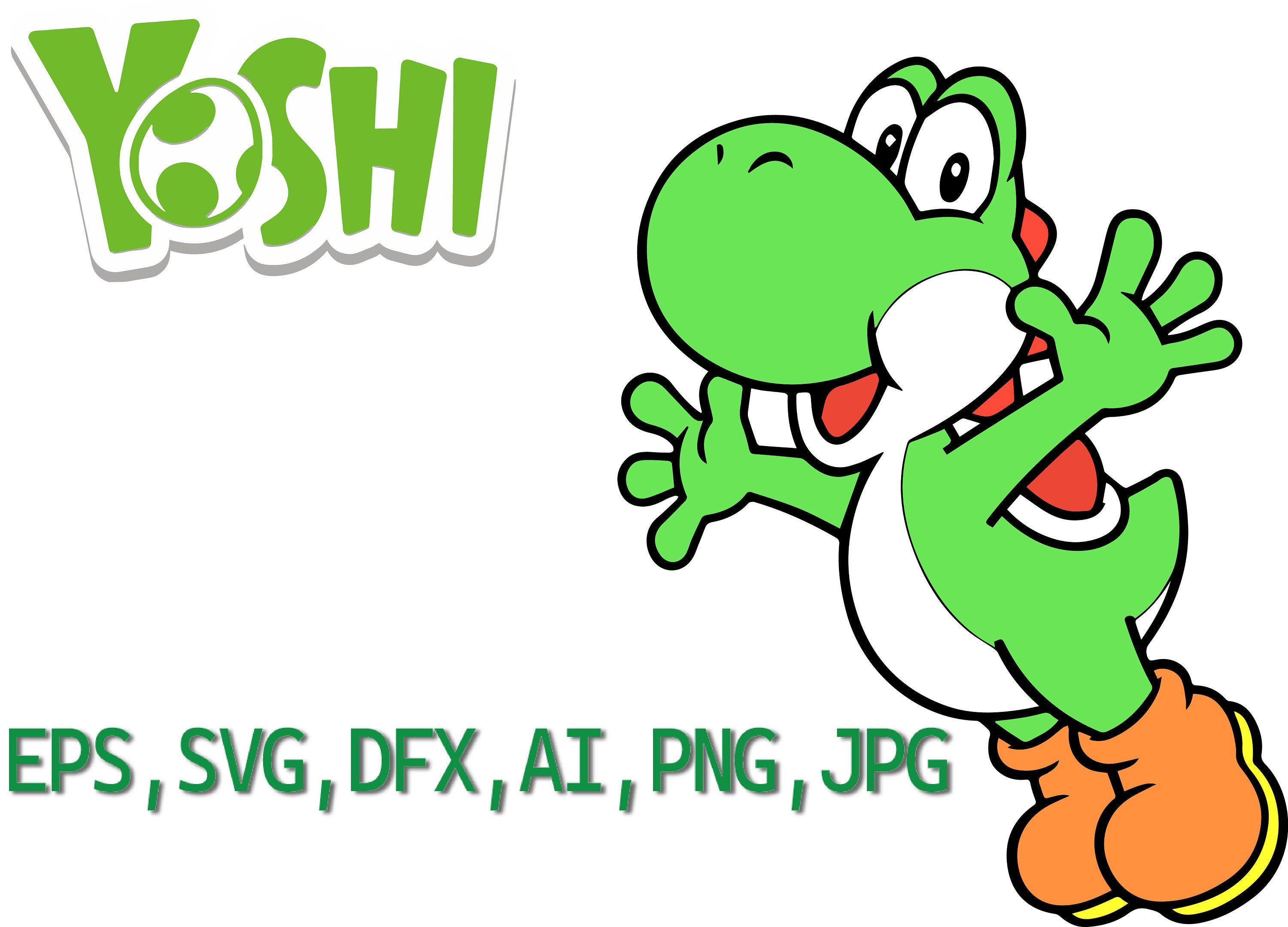 Super Mario SVG DXF EPS Png Illustrator. Bowser -  Singapore