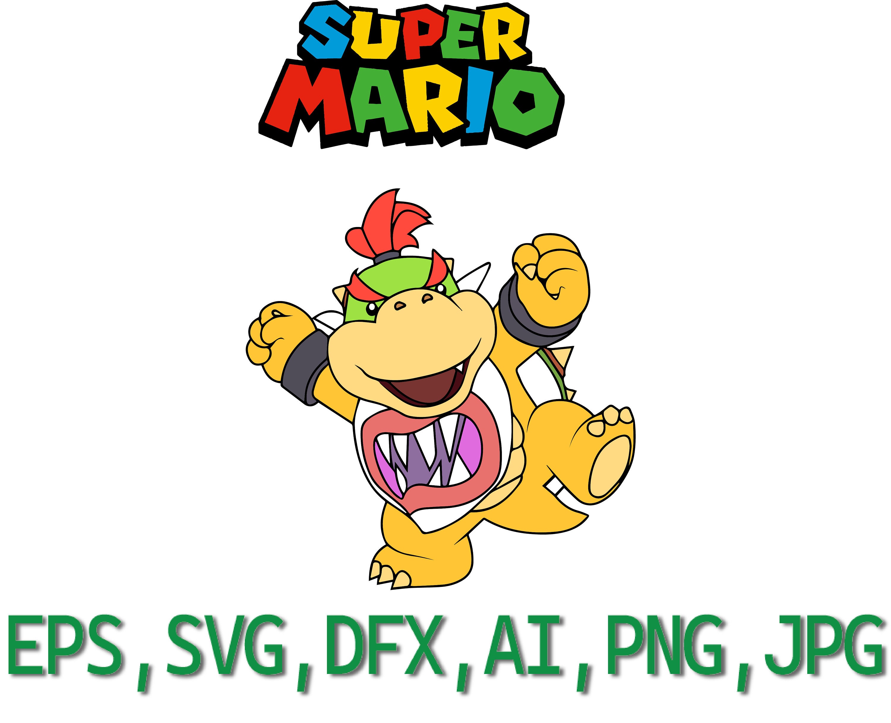 Custom Super Mario Bowser Jr License Plate By Mdk Art - Artistshot