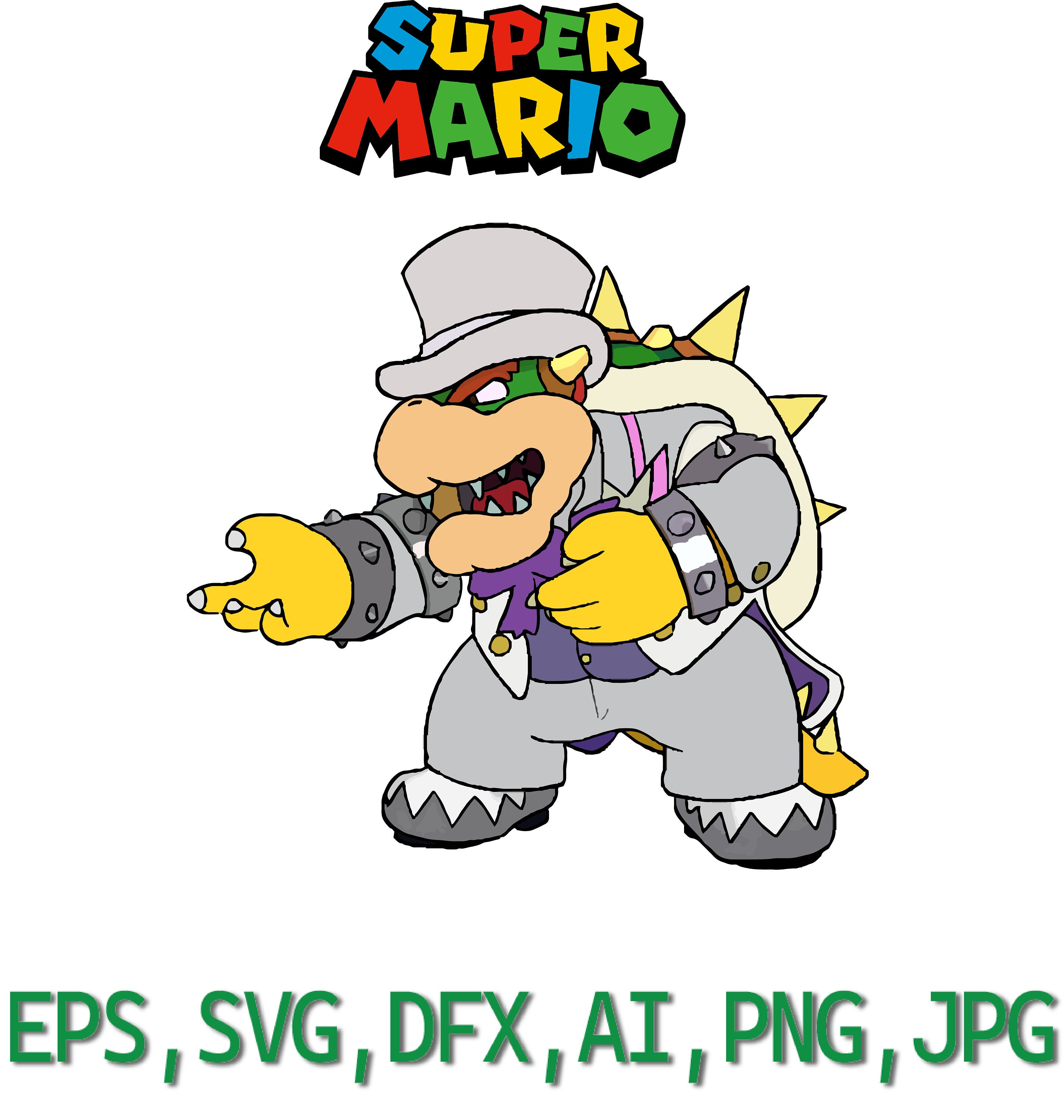 Super Mario Movie Bowser in his wedding suit in 2023