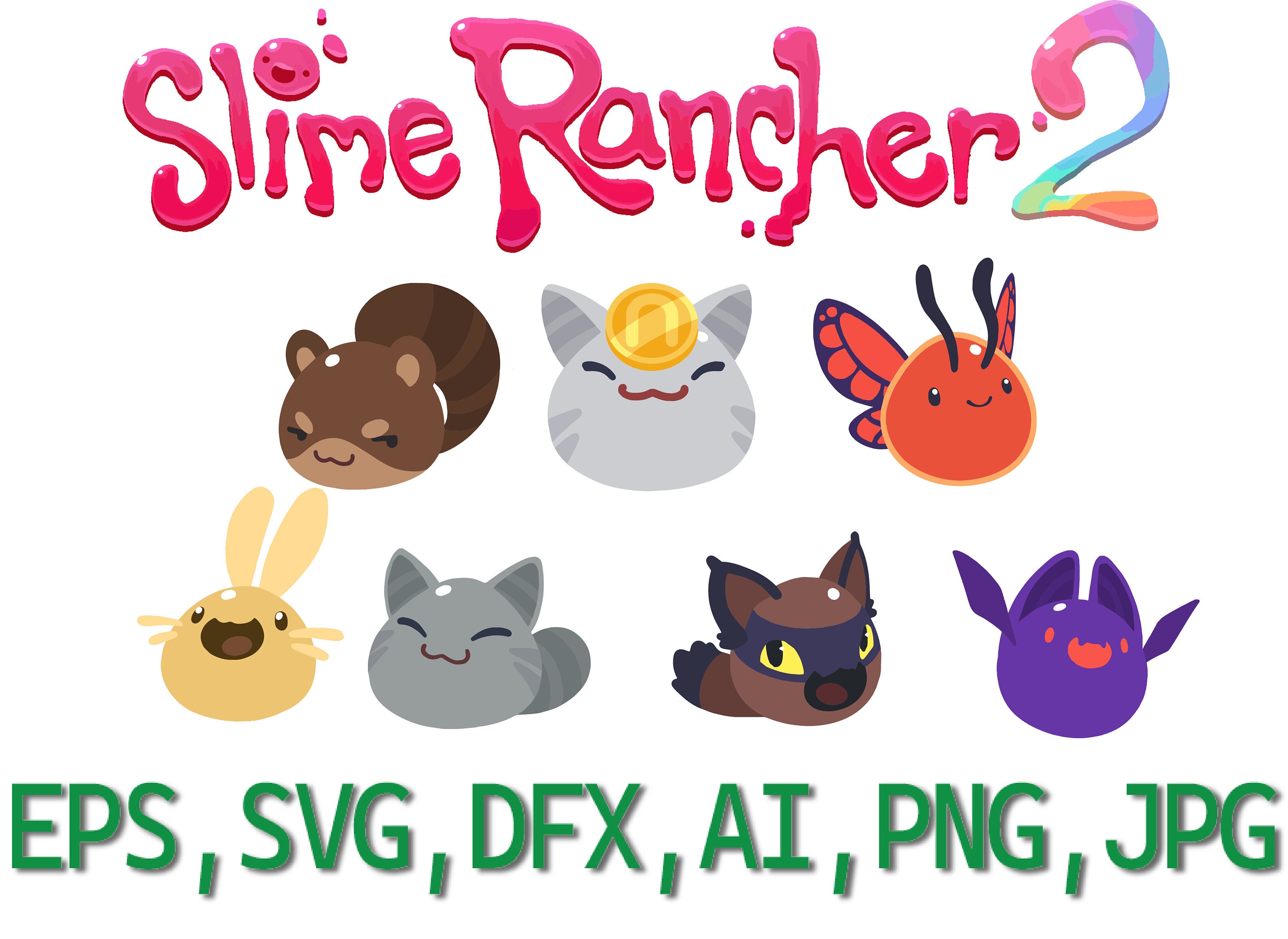 Slime Rancher SVG DXF EPS Png Illustrator