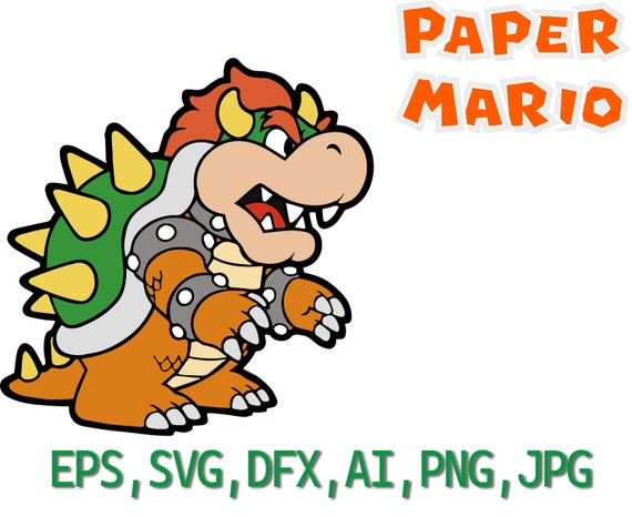 Super Mario Bowser Special Design Svg File, Super Mario Bows - Inspire  Uplift