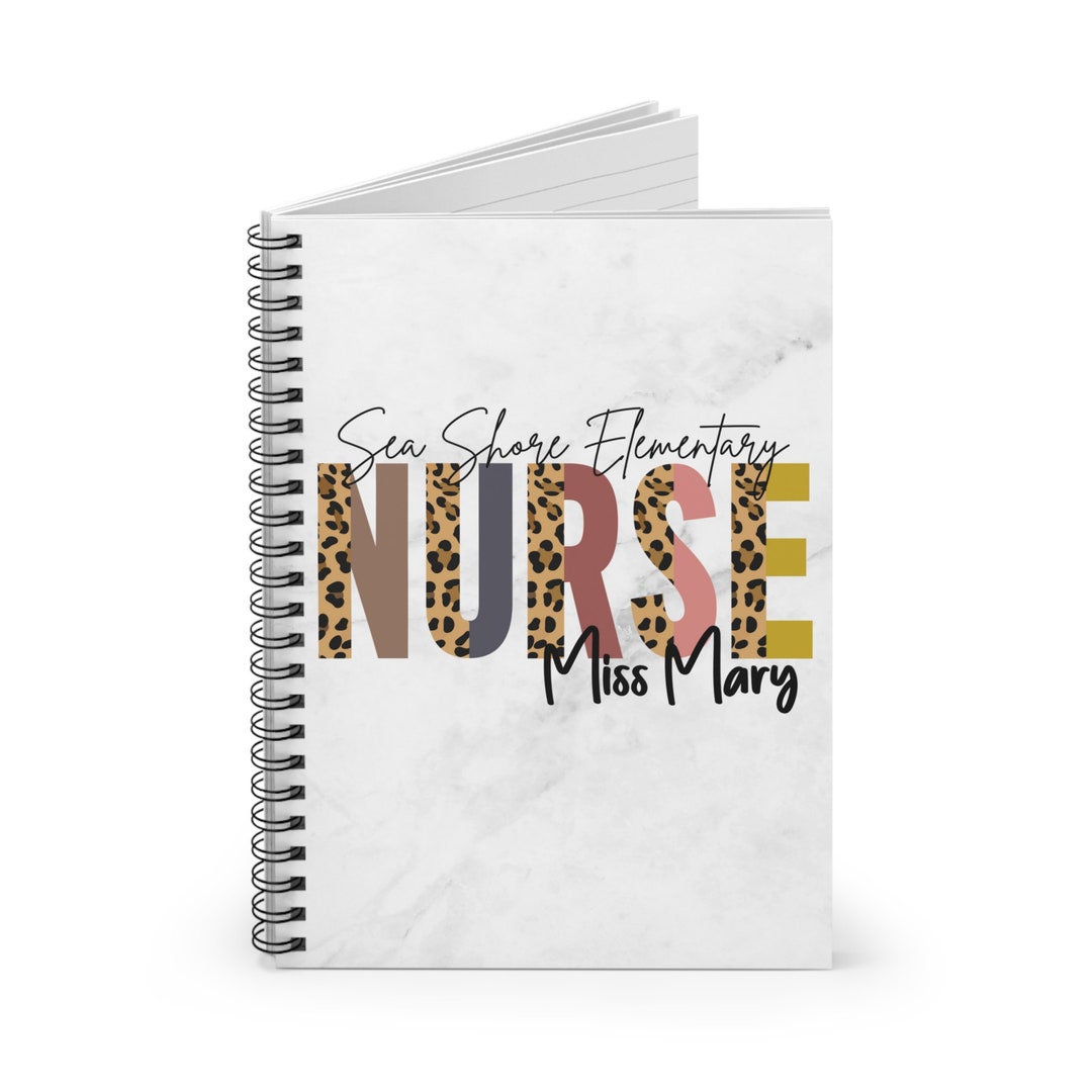 Custom School Nurse Back-to-school Gift Office Staff Notebook School ...