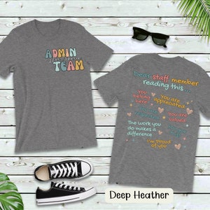 Back-to-School Shirt Dream Team Gifts Team Shirts School Staff Gifts