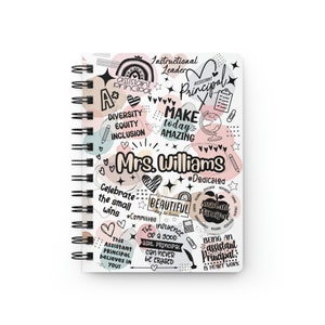 Assistant Principal Gift School Principal Gift Principal Appreciation Gift Custom Notebook Journal Personalized Notebook Teacher Educator