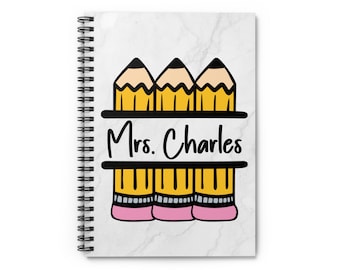 Custom SpED Teacher Paraprofessional Appreciation Gifts for Sped Teacher Special Education Gift Affirmation Notebook Journal Back to School