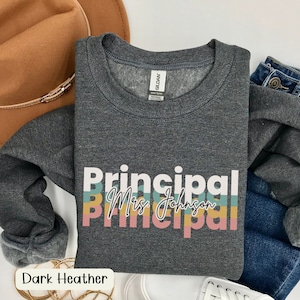 Custom School Principal Gift Coworker Gift Educator Gift Back to School Shirt School Clothes School Shirt Principal Appreciation Gift