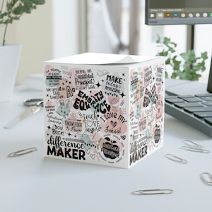 Assistant Principal Gift School Principal Gift Educator Gift Principal Appreciation Gift Teacher Appreciation Note Cube Teacher Notes