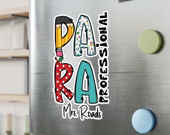 Aangepaste naam sticker paraprofessioneel cadeau SpED Para cadeau waardering cadeau school SpED leraar cadeau gepersonaliseerde sticker terug naar school cadeau
