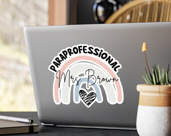 Aangepaste naamsticker Paraprofessioneel geschenk School SpED Leraargeschenken Gepersonaliseerde sticker Terug naar schoolgeschenk Aangepaste sticker Parageschenk