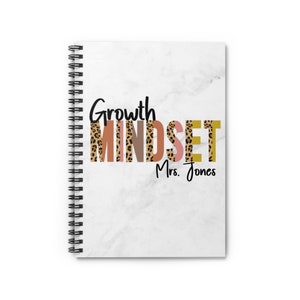 Assistant Principal Gift School Principal Gift Principal Appreciation Gift Custom School Notebook Journal Personalized Notes Growth Mindset
