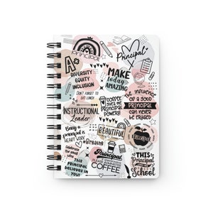 Principal Gift School Principal Gift Principal Appreciation Gift Inspirational Journal Motivational Journal Educator Gift Positive Quotes