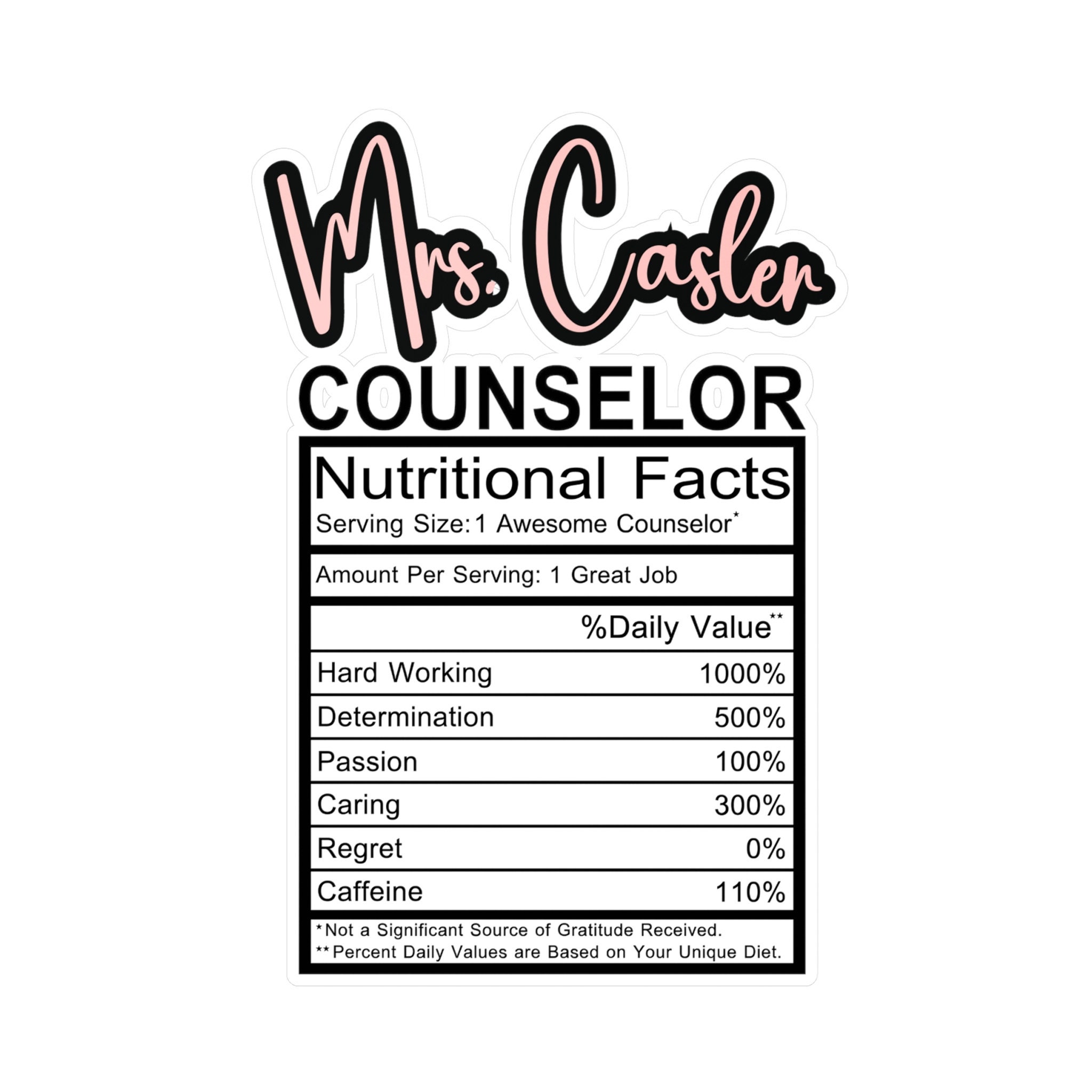 School Counselor Sticker Teacher Stickers Educator Stickers Waterproof ...