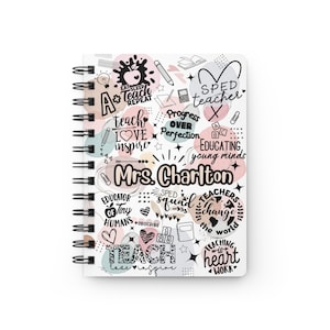 SpED Maestro Regalo Educador Regalo Educación Especial Educador Apreciación Regalo Educación Especial Maestro Cuaderno Diario Positivo Cuaderno