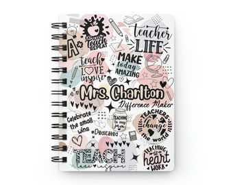 Teacher Gift Educator Gift Teacher Appreciation Gift Teacher Notebook Positive Affirmation Journal Teacher Essentials Teacher Notes