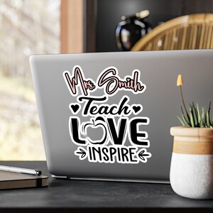 Teacher Sticker Customized Educator Stickers Waterproof Sticker for Water bottle Teacher Sticker for laptop Sticker Back to School Teacher
