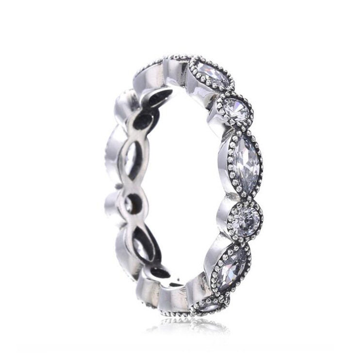 Pandora Alluring Brilliant Marquise Stackable Ring Etsy