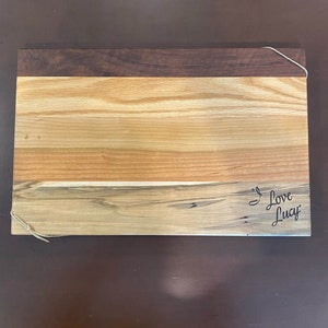 I Love Lucy Logo Charcuterie Board