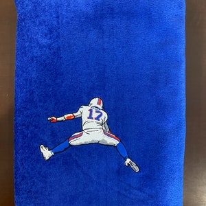 Josh Allen Buffalo Bills Beach Towel - blue