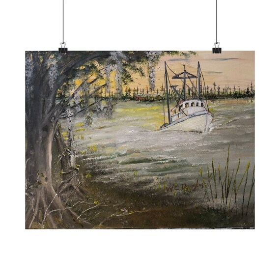 Down the Bayou - Matte Poster for Framing - W C Douglas