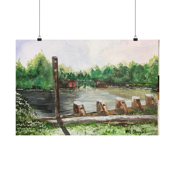 The Locks - Matte Horizontal Poster for Framing - W C Douglas