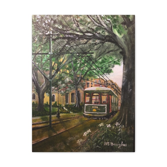 Somewhere on St. Charles - Canvas Gallery Wrap - W C Douglas